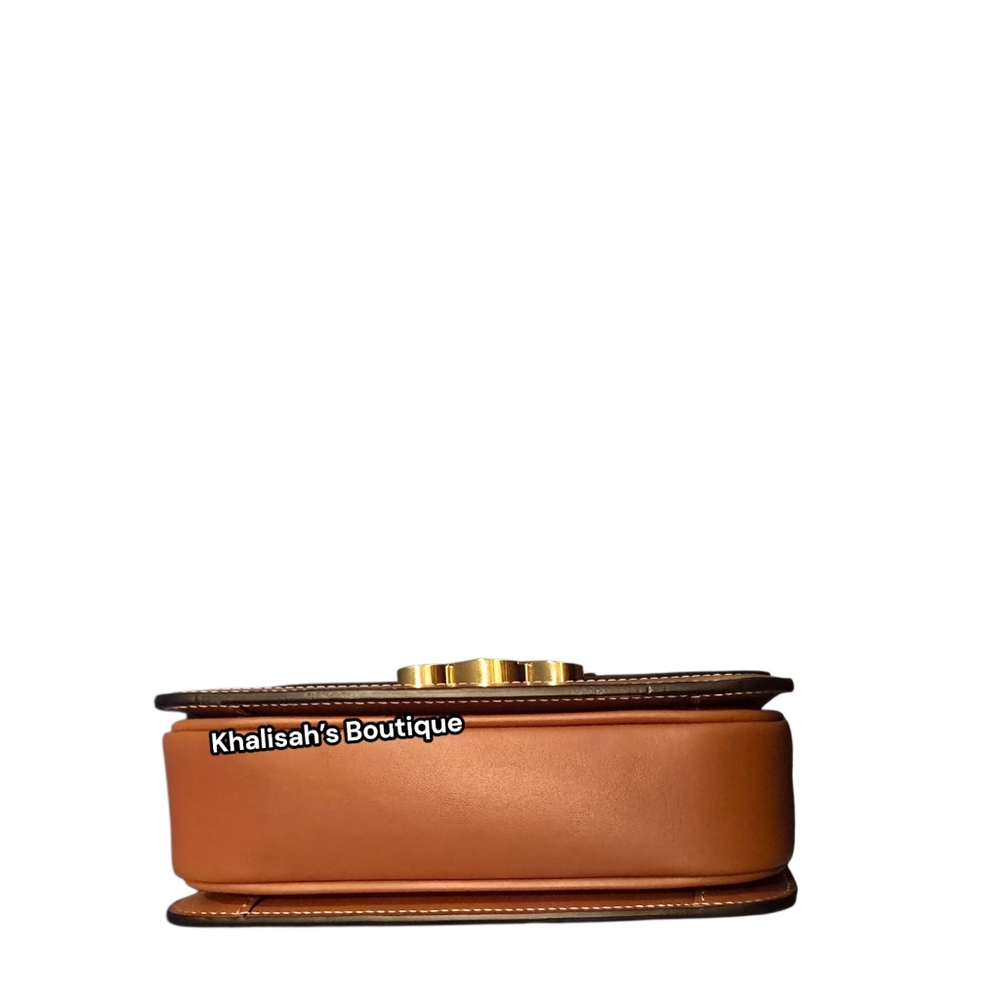 BRAND NEW! Celine TEEN TRIOMPHE BAG IN TRIOMPHE CANVAS AND CALFSKIN - Picture 5 of 16